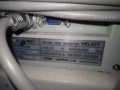Used 2000 ULVAC HELIOT 301 Leak Testers Ohio US | HGR 24 #755450