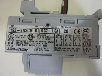 USED ALLEN BRADLEY 193-EA2CB SER B