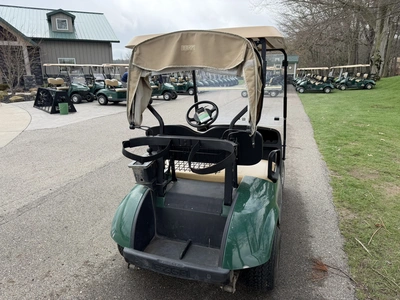 (1) 2015 E-Z-Go golf cart with a Kawasaki gas engine, includes Club canopy and ball washer, fold-dow...