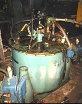 (2) ATM/De Laval Mark III 36 x 20 solid basket centrifuges, 316SS.