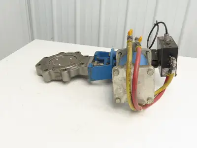 Jamesbury 6" Wafer Sphere Lugged Butterfly Valve w/Pneumatic Actuator ST-200B