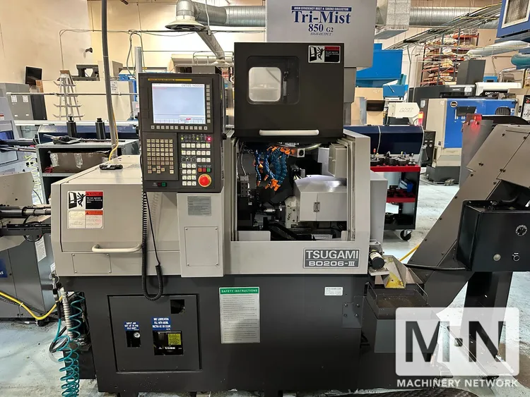 2016 TSUGAMI B0206-Ⅲ CNC Swiss | Machinery Network