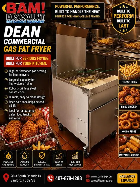 Used DEAN 12424GN Cookers / Coolers / Fryers Florida US | BAM Discount Restaurant Equipment #1261610