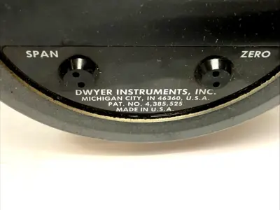 603A-3 | Dwyer Instruments  Pressure Transmitter Range 0-2" w.c. - Used