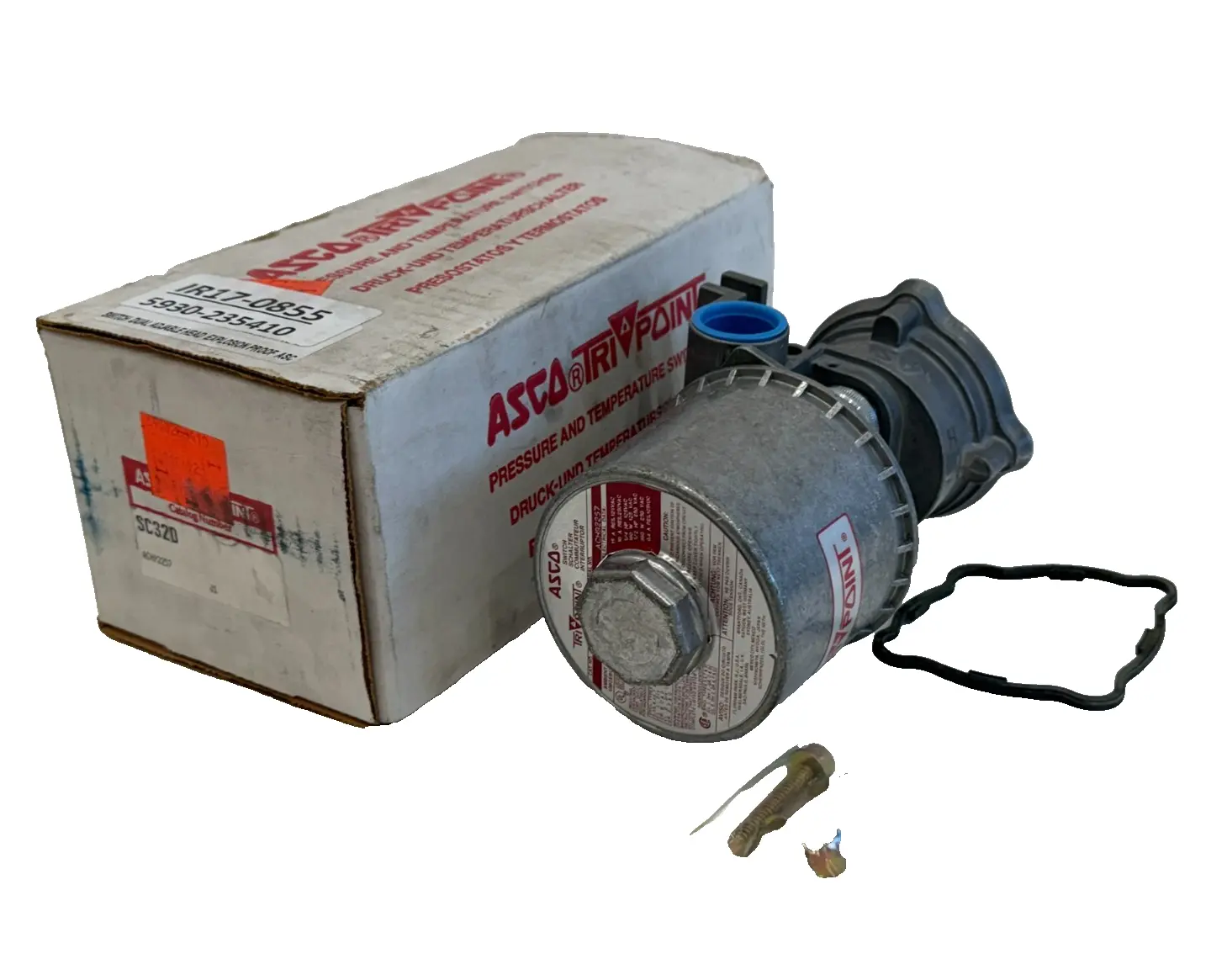 NEW ASCO TRIPOINT SC32D EXPLOSION PROOF PRESSURE SWITCH