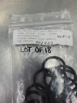 USED Milton Roy 4080095051 O-Ring Parker 2-214, Lot of 18