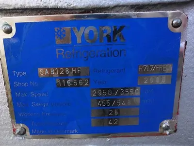 USED 2000 YORK SAB128HF