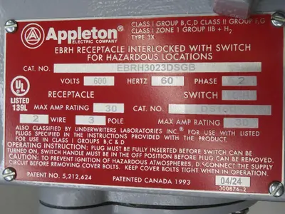 New | in-Stock 2024 EMERSON EBRH3023DSGB Disconnects Texas US | Aucto #1308588
