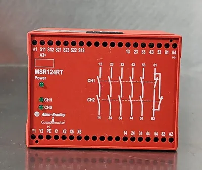 Allen-Bradley MSR124RT Ser A. 440R-G23108 Monitoring Safety Relay. 3B-19