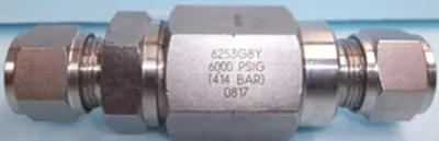 QTY. 1. HOKE 11/16"" X 11/16" STAINLESS STEEL FITT...