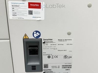 USED Thermo Scientific Sorvall BIOS 16