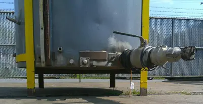SPC9083  Tank 1000 gallon vertical tank, Stainless Steel, flat coils in bottom