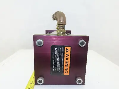 Schrader Bellows 1065447 6" Bore 10" Stroke Pneumatic to Hydraulic 250 PSI