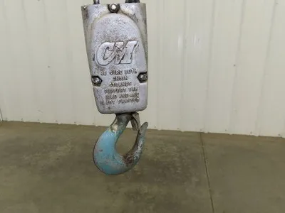 CM Lodestar RR Electric Chain Hoist 2 Ton 16 FPM 27' Lift  575 Volt 3PH