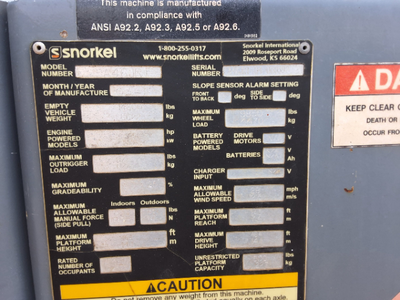 Used 2016 A46JRT Snorkel Articulating Boom Lifts North Carolina US | Stack Equipment #1418832