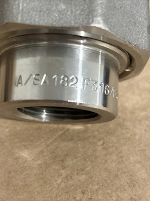 A182 F316 JROT Mega Italy 1” 3000 SP83 NNB + Warranty