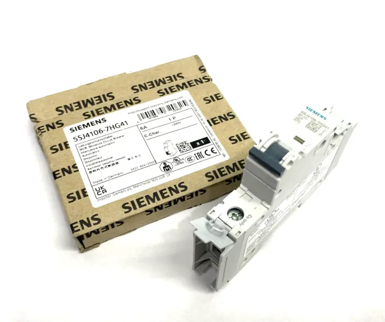 Used SIEMENS MINIATURE CIRCUIT BREAKER 1-POLE 6A Circuit Breakers | Maverick Industrial Sales #1101995