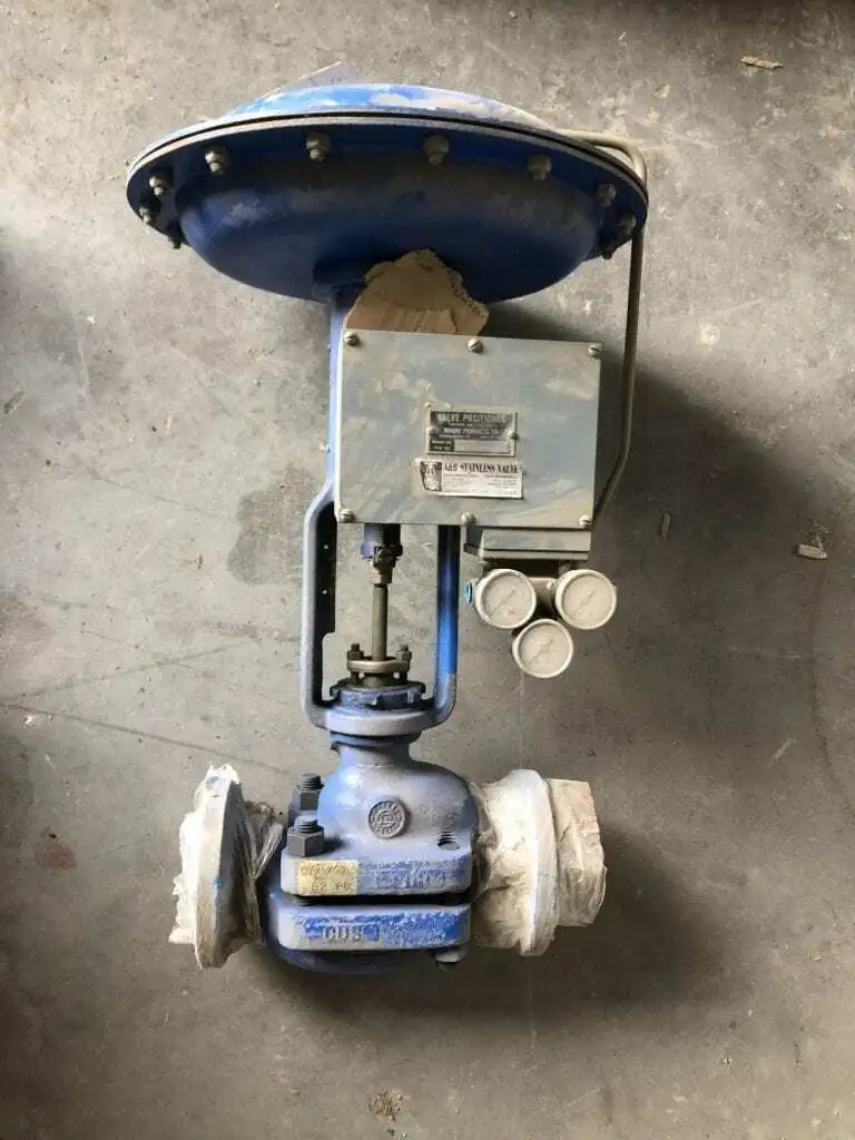 Kieley & Mueller 2″ Stainless Pneumatic Actuated Plug Valve w/ Positioner