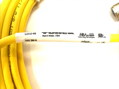 Turck PKG 3M-6 Single-Ended M8 3-Pin Picofast Female Cordset U2515-66 - New Other