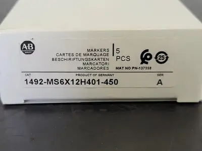 NEW ALLEN-BRADLEY 1492-MS6X12H401-450