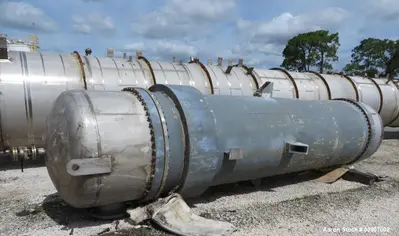 Used Heat Transfer Systems Tube Reboiler/Heat Exchanger – 7062 Sq Ft, 304L SS, Vertical/Horizontal