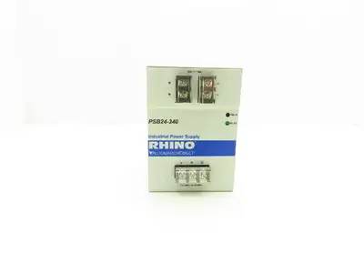 Rhino PSB24-240 Power Supply 1PH 100-240V 5A Input 24V 10A Output
