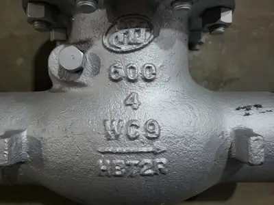 4" Class 600 Check Valve API 6D