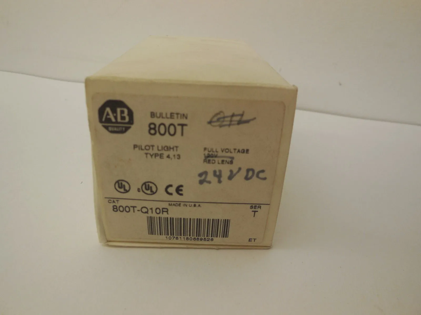 NEW ALLEN BRADLEY 800T-Q10R PILOT LIGHT 800TQ10R