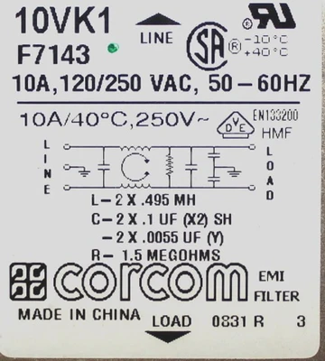 USED CORCOM 10VK1 F7143