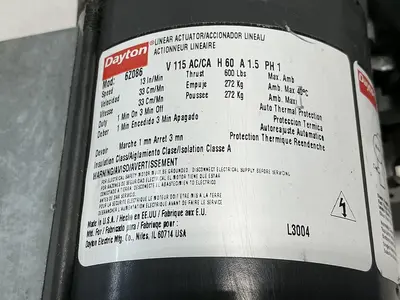 USED DAYTON 6Z086