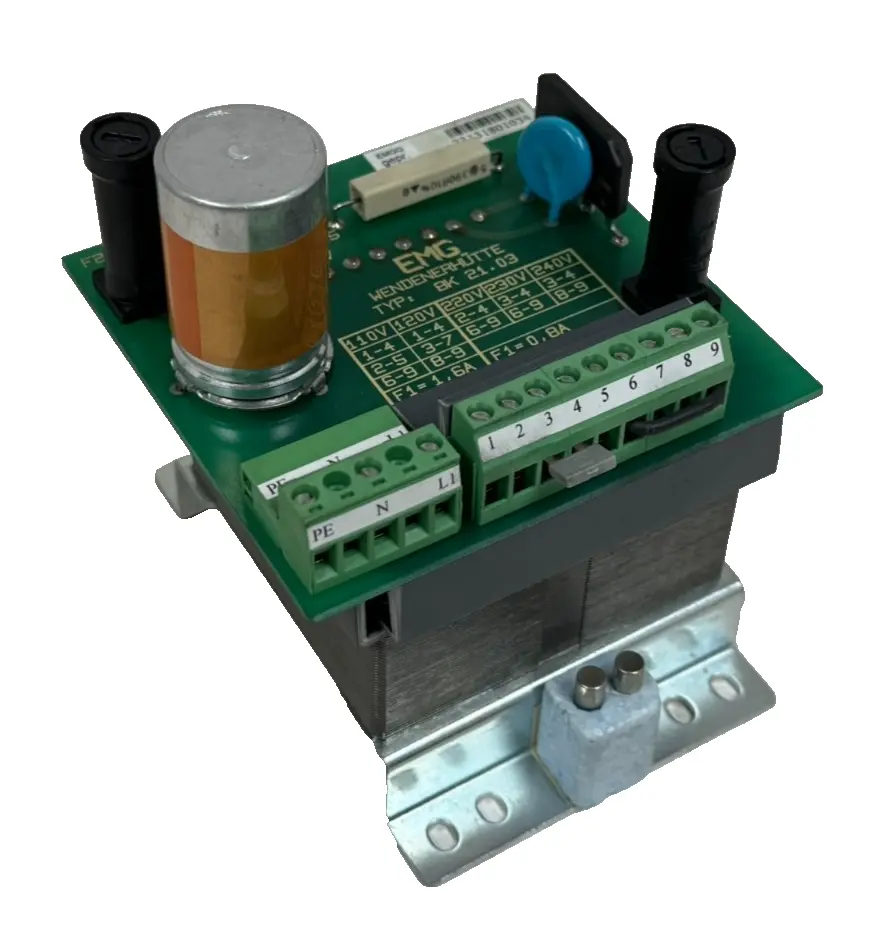 NEW EMG AUTOMATION BK21.03 TRANSFORMER CONTROLLER BK 21.03