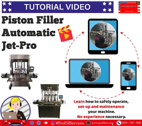 Tutorial Video (Piston Filler Automatic Jet-Pro)