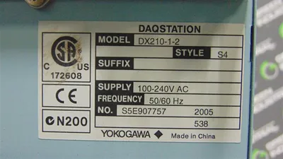 USED YOKOGAWA DX210-1-2