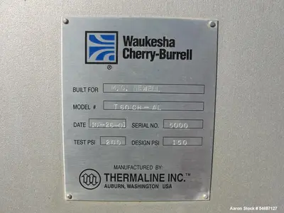 Used WAUKESHA T60CH-AL Plate Exchangers Illinois US | Aaron Equipment #1515558