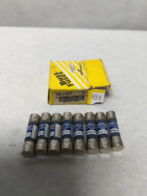 New | in-Stock COOPER BUSSMANN FNA-1-6/10 Miscellaneous Equipment (Electrical & Power) Ohio US | Surplus Asset Holdings #1239403