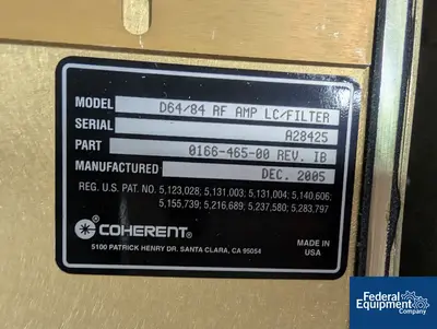 USED Control Micro System Control Micro Systems Laser, Model CMS-5250C