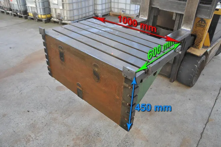 Used CLAMPING TABLE 1000 X 600 X 450 MM Angle Plates BE | Apt International N.V #366306