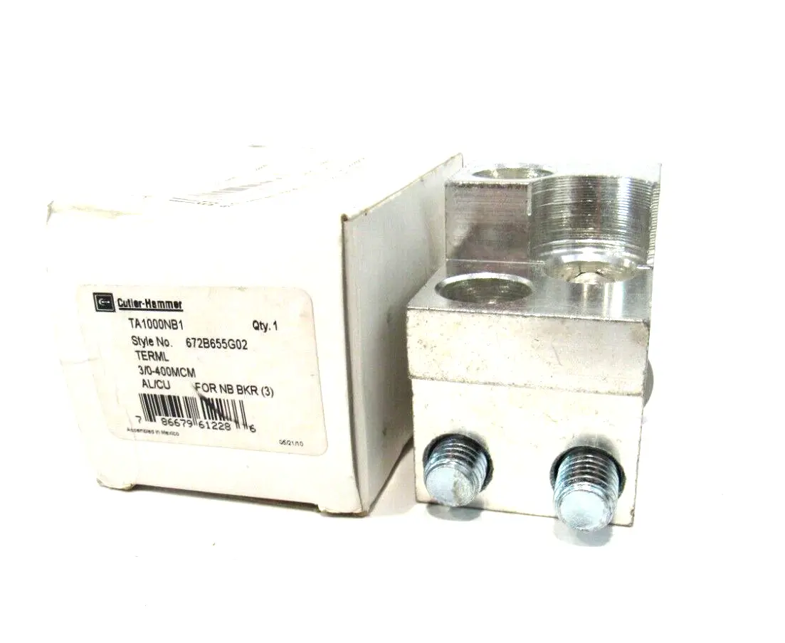 NEW CUTLER HAMMER TA1000NB1 TERMINAL LUG 672B655G02