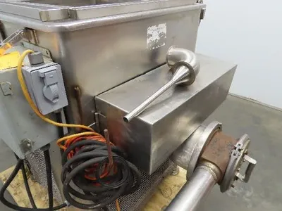 Beehive Extruder Pump Meat Honeycomb Grinder Mixer Stainless Food Grade 5Hp 3Ph