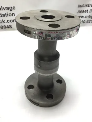 Durabla DLC Fluid Technology B16.34 Stainless Steel Check Valve 1″ Class 300 CF8M