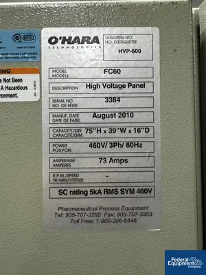 USED O'HARA 60" O'Hara Fastcoat FC60 Coater Body