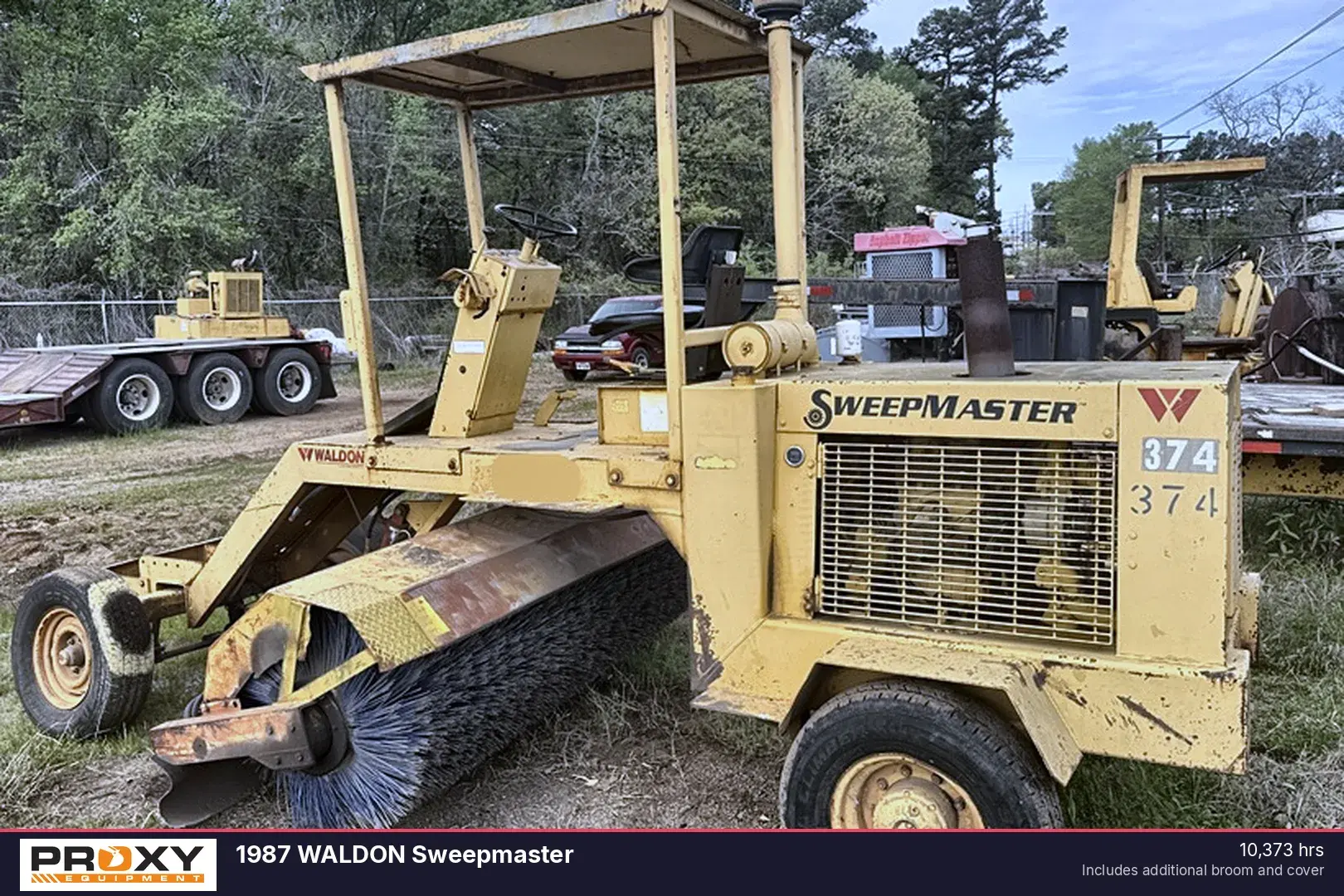 Used 1987 WALDON SWEEPMASTER Mechanical Sweepers Texas US | Proxy Equipment #1425953