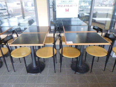 7 Tables and 16 Chairs