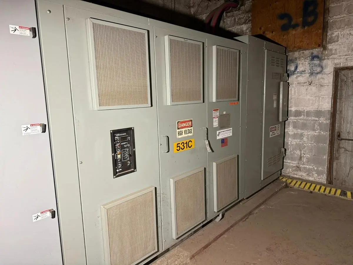 DYNAPOWER 2000 kVA 13800 Delta to 600Y 3PH Dry Type Transformer Copper Windings