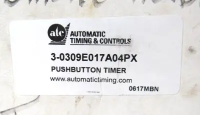 NEW ATC 3-0309E017A04PX PUSHBUTTON TIMER 0-60 30309E015A04PX