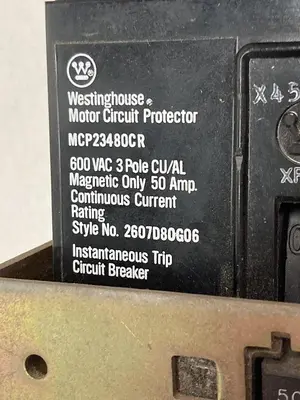 USED WESTINGHOUSE MCP23480CR