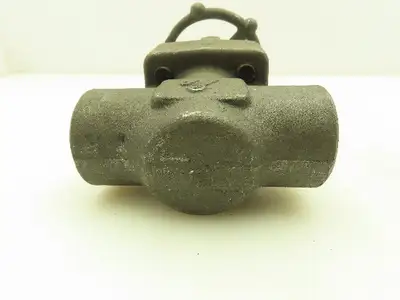 DSI 4101A5-18 Steel 1" NPT Threaded x Socket Gate Valve 1990 PSI #800  LOT OF 2