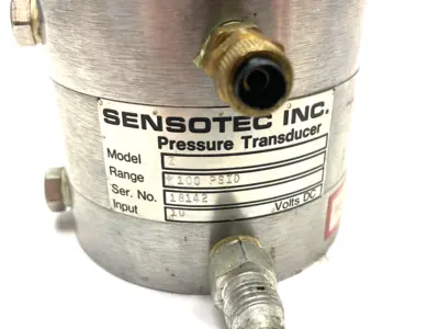 Used Sensotec Pressure Transducer 100psid 10VDC Pressure Transmitters Michigan US | Maverick Industrial Sales #1392810