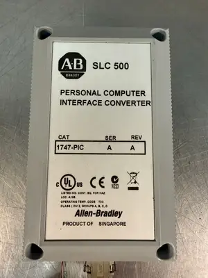 Allen Bradley 1747-PIC /A Rev. A SLC 500 Converter Unmp (7.2.3)