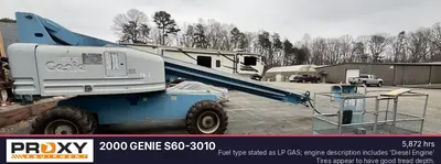 Used 2000 GENIE S60-3010 Telescopic Boom Lifts North Carolina US | Proxy Equipment #1385389